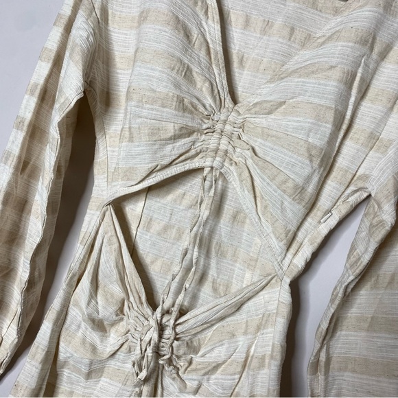 ASOS DESIGN Striped Cutout Mini Dress - Picture 3 of 5